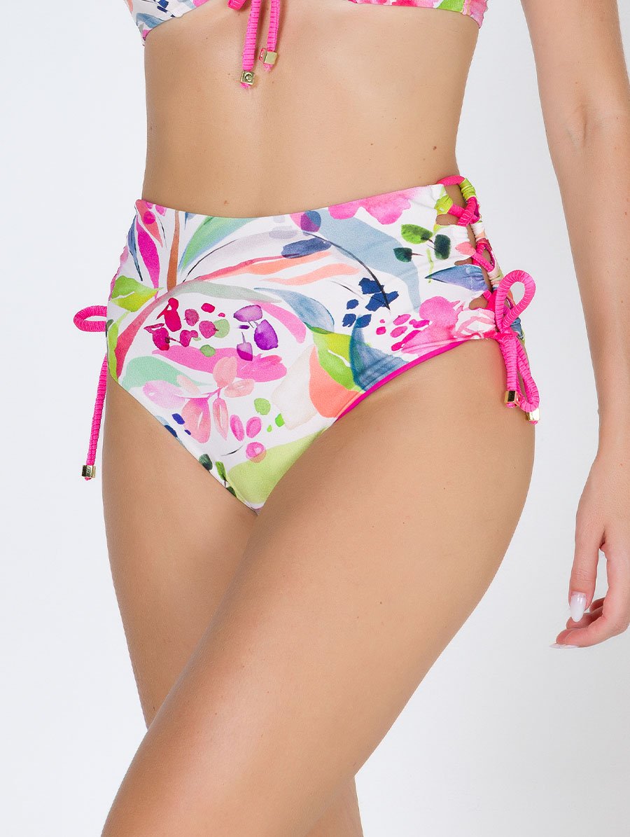 BIQUINI CALCINHA ALTA COM AJUSTES LATERAIS