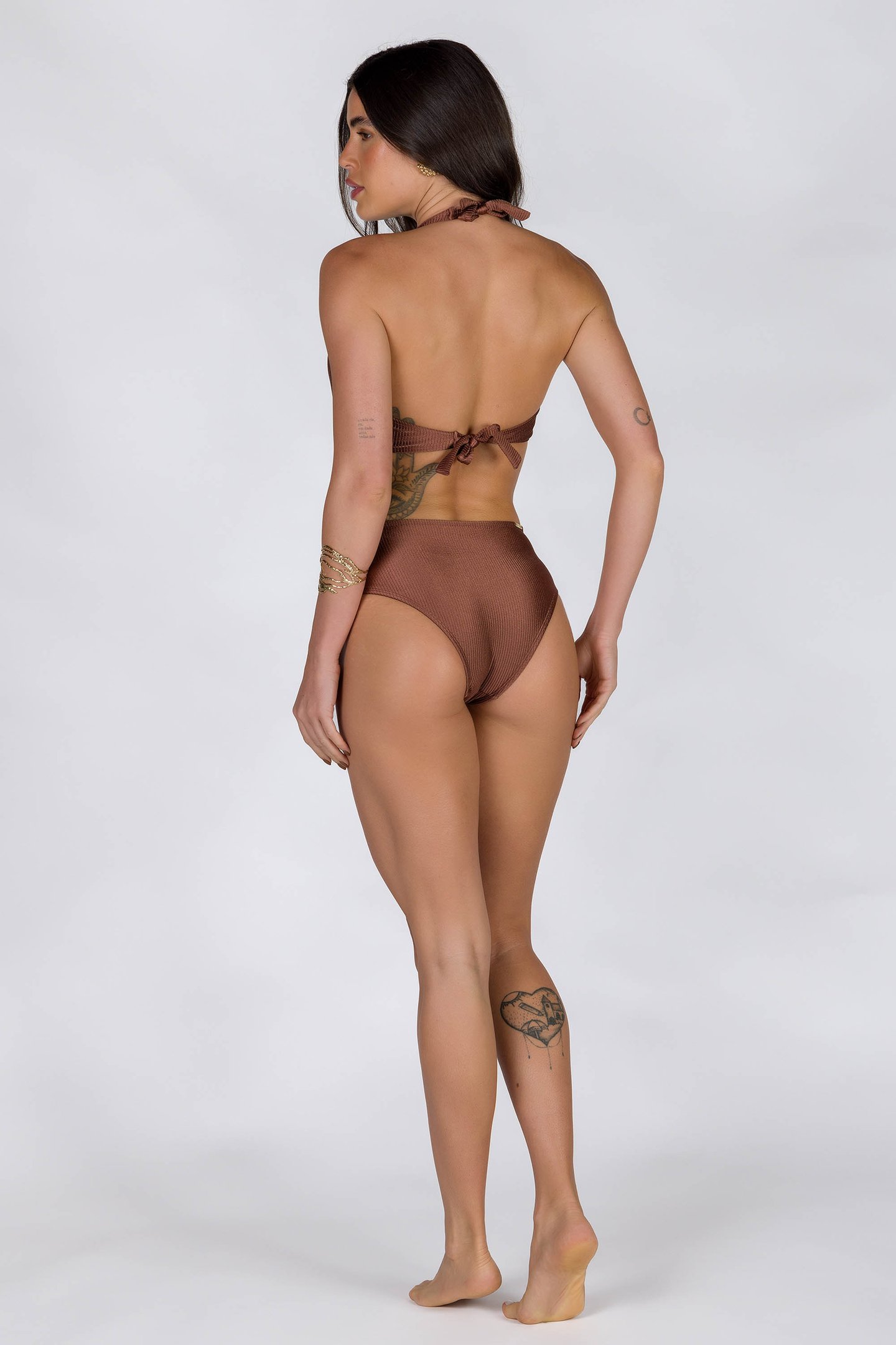 CALCINHA LARGA FRANZIDO FRONTAL