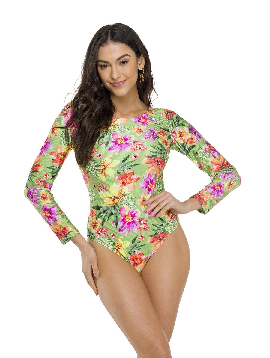 MAIÔ BODY MANGA LONGA PARADISE